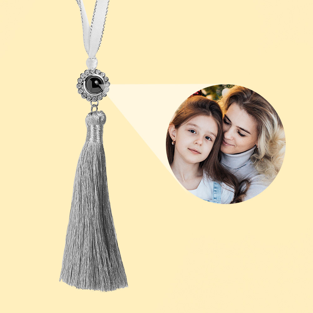 Personalized Angel Embrace Photo Ornament