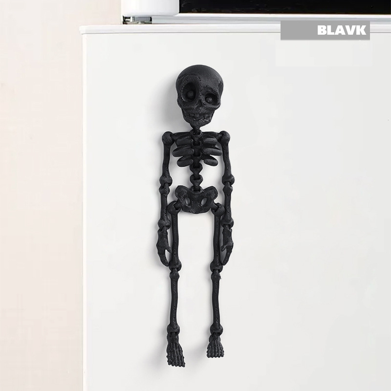 Skull Luminous Fridge Magnet Funny Prank Fun Fridge Magnet Halloween Gift