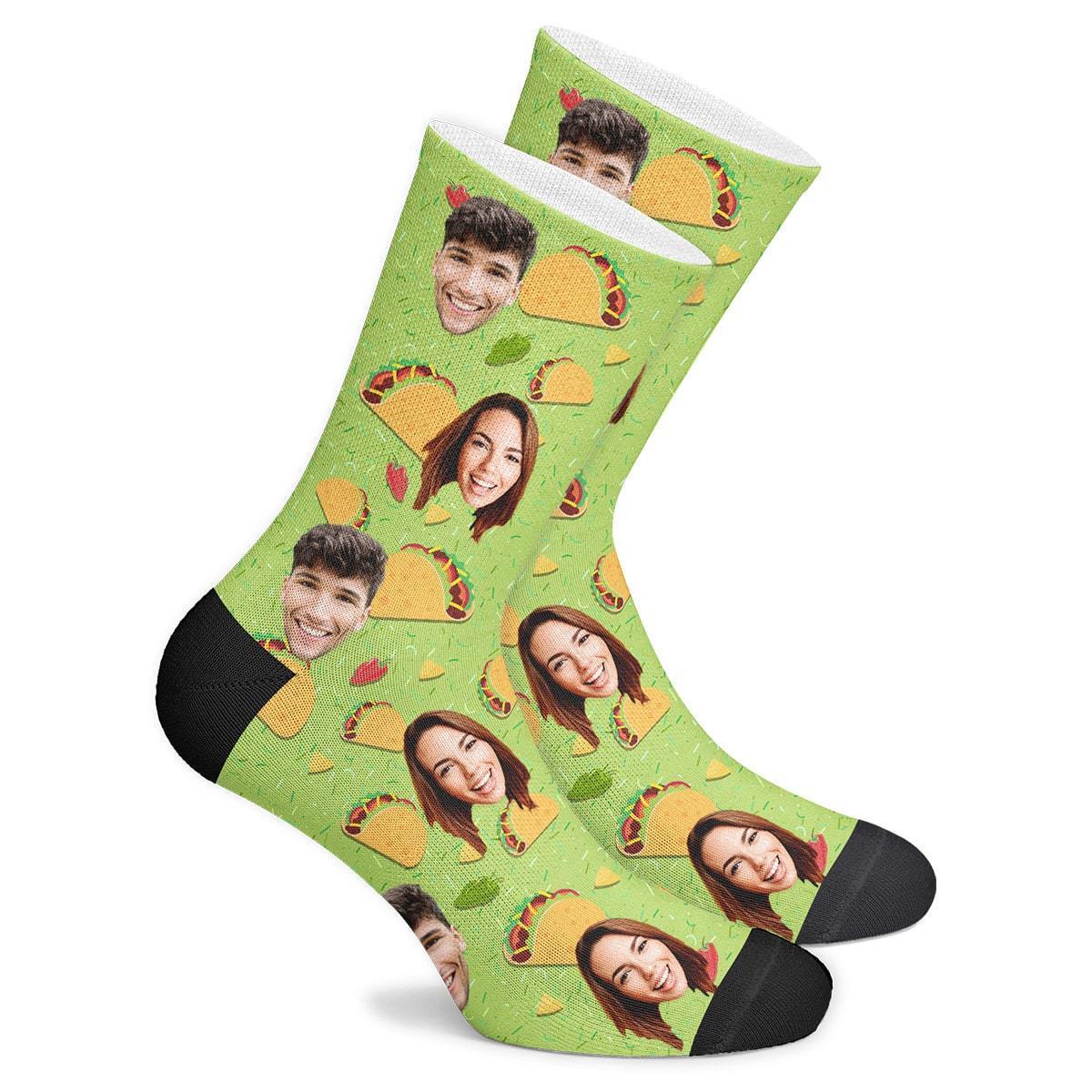 Custom Taco Crew Socks - MyFaceBoxer