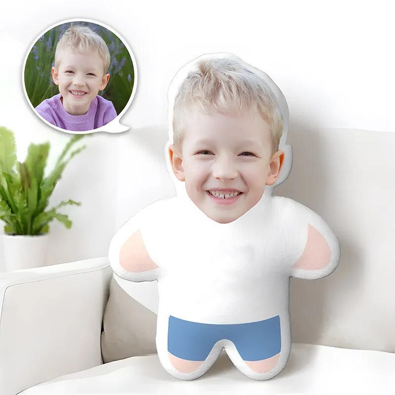 Personalized Photo Disappearing Night-Glow Doodle Pillow Plush Toy for Kids