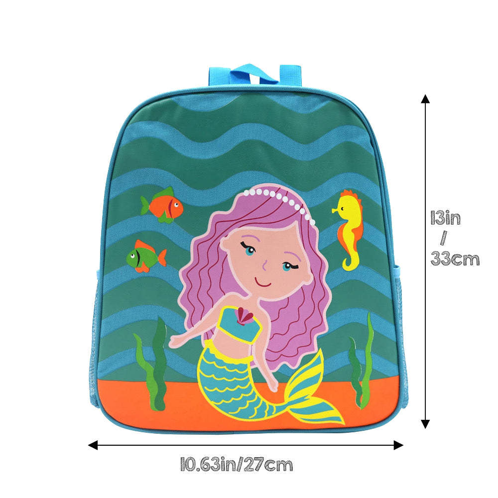 Personalized Name Embroidery Backpack Custom School Bags Back to School Gift for Kids - MyFaceBoxer
