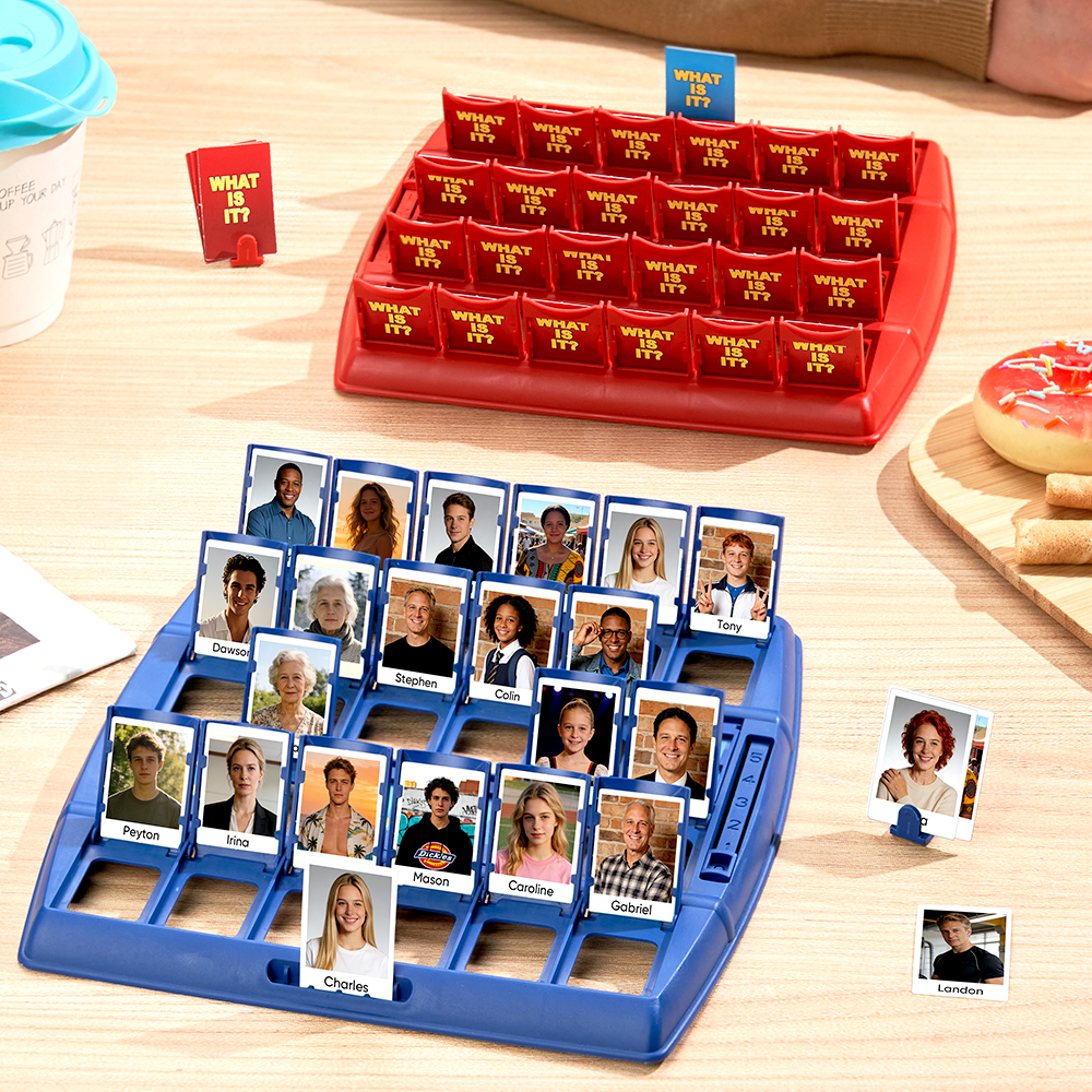 Custom Guess Who Game: Personalized Family Fun Game Gift for Her