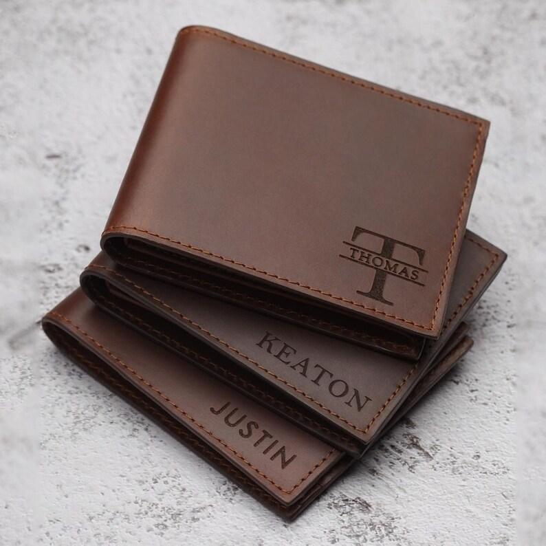 Son Graduation Gift, Personalized Son Wallet, Graduation Gift, Mens Wallet, Son Birthday Gift From Mom, Gift For Son, Custom Leather Wallet
