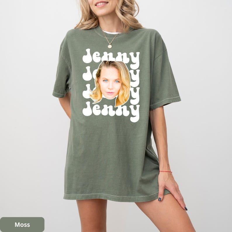 Custom Face Name Shirt Comfort Colors Custom Picture Personalized Custom Gifts Custom Birthday Bachelor Party Photo Face Shirt Couple Shirt