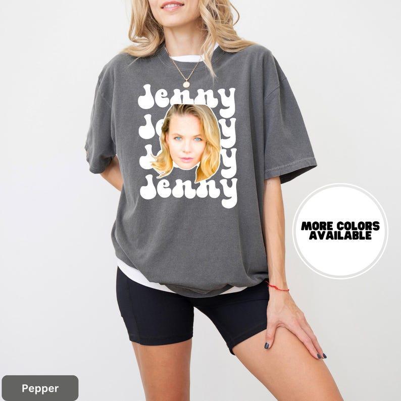 Custom Face Name Shirt Comfort Colors Custom Picture Personalized Custom Gifts Custom Birthday Bachelor Party Photo Face Shirt Couple Shirt