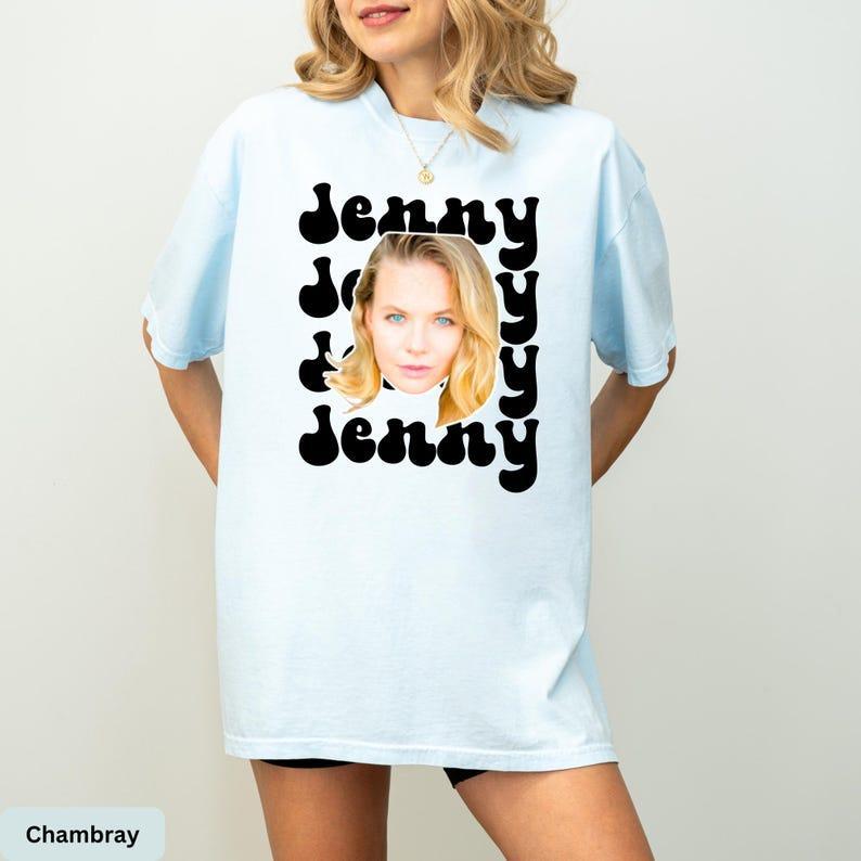 Custom Face Name Shirt Comfort Colors Custom Picture Personalized Custom Gifts Custom Birthday Bachelor Party Photo Face Shirt Couple Shirt