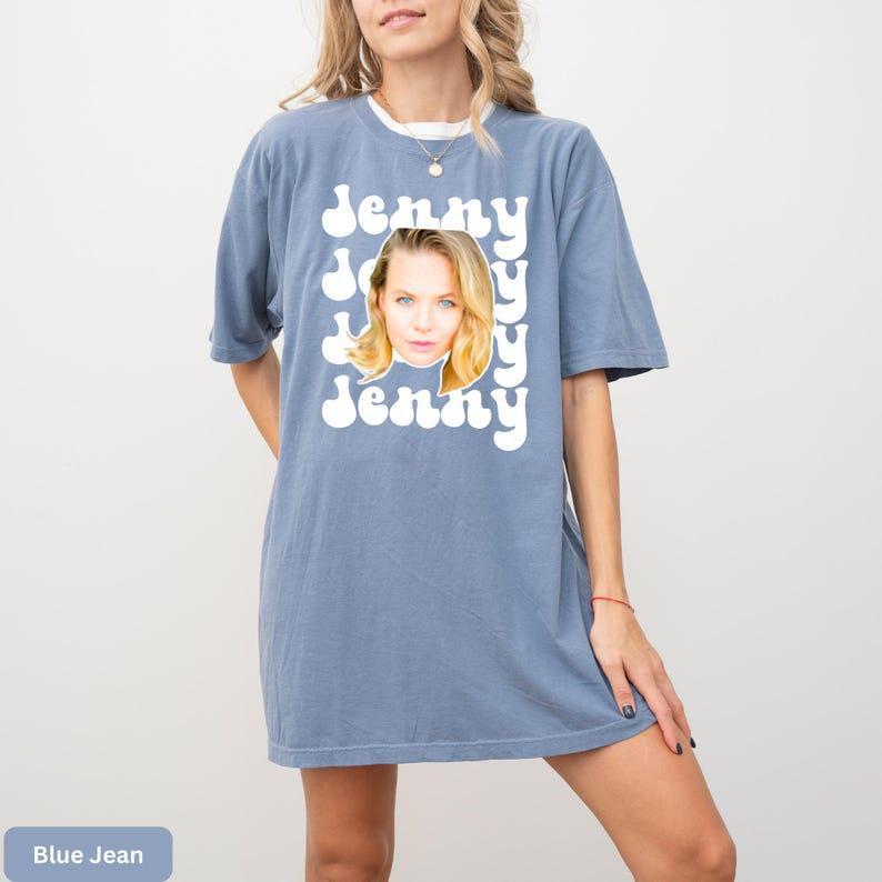 Custom Face Name Shirt Comfort Colors Custom Picture Personalized Custom Gifts Custom Birthday Bachelor Party Photo Face Shirt Couple Shirt