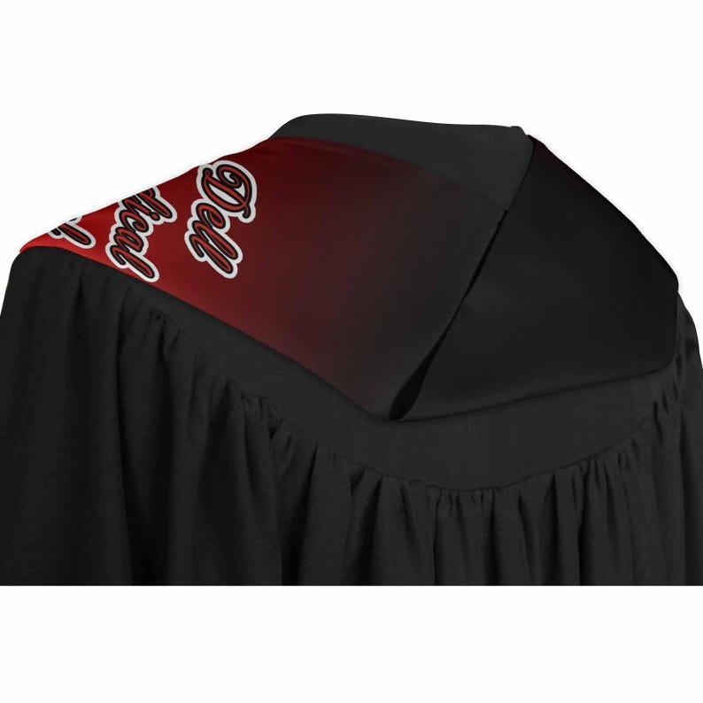 Personalized Graduation Stole Class of 2025, Custom Text Grad Stoles, Graduation Sash Gift for Her Him, School Name Stole, Gift for Graduate