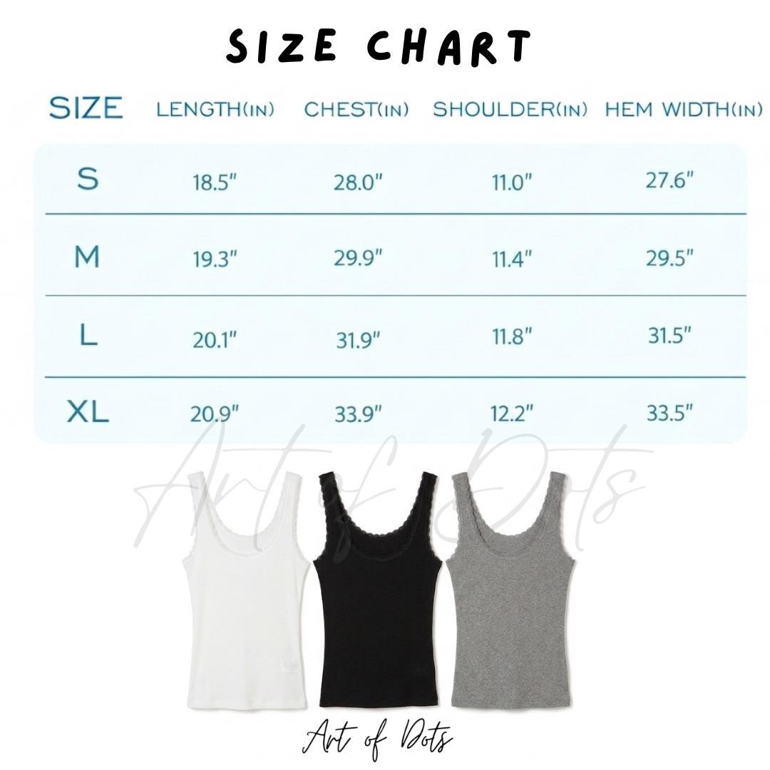 Personalized Embroidered Lace Tank Top, Personalized Embroidery Modal Tank Top, Bachelorette Party Gift, Gift