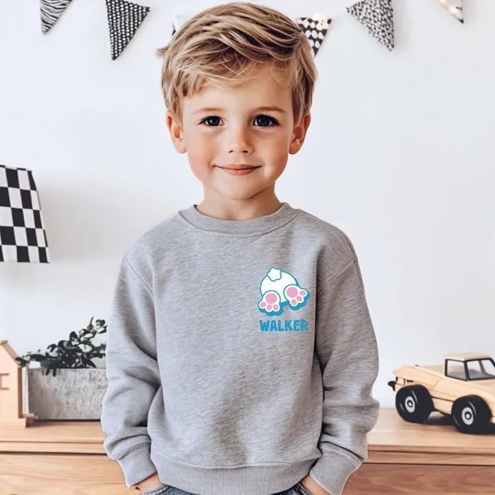 Kids Personalized Easter Sweater, Kids Easter Shirt, Toddler Easter, Easter Sweater, Retro Easter , Kids Easter Gift, Personalized Sweater - MyFaceBoxer