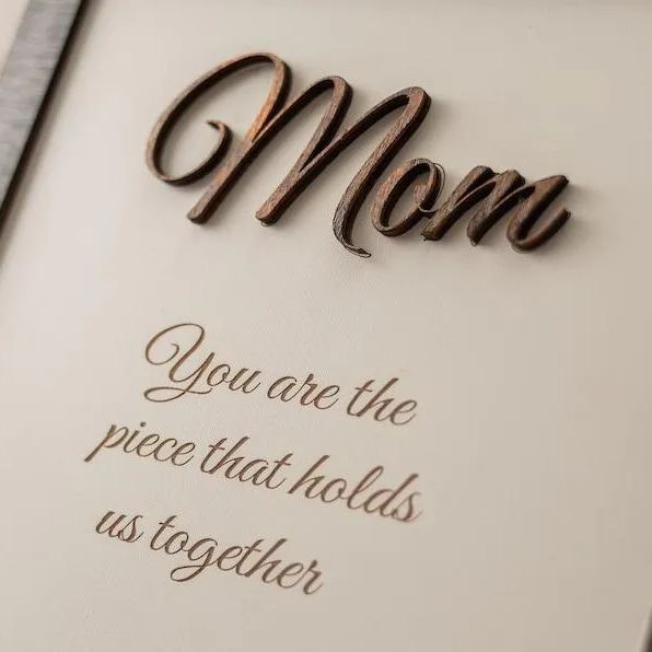 Scrabble Frame Mum the Nanny, Family Name Sign, Gifts for Mom, mother in law gift, Family Tree Gift, Christmas Gifts, Unique Gifts for Mom	 - MyFaceBoxer