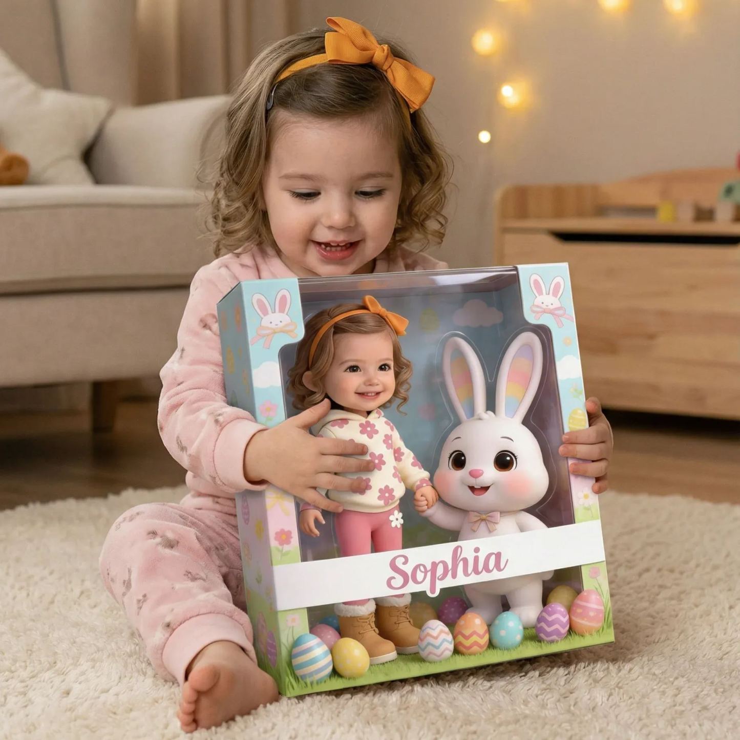 Custom Any Photo Easter Gift - Personalized Kid Custom Shaped Acrylic Plaque