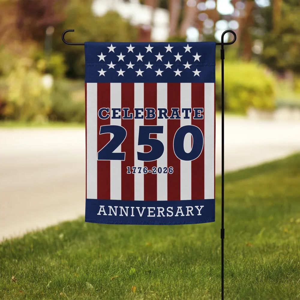America 250 Anniversary Garden Flag