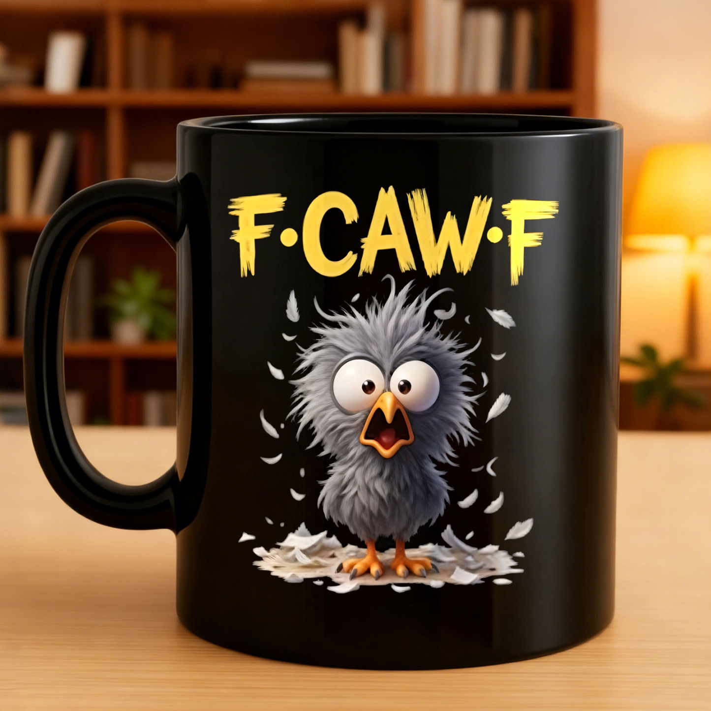 Custom Mug F-Caw-F Personalized Funny Gifts for Best Friends, Family, Coworker, Work Bestie