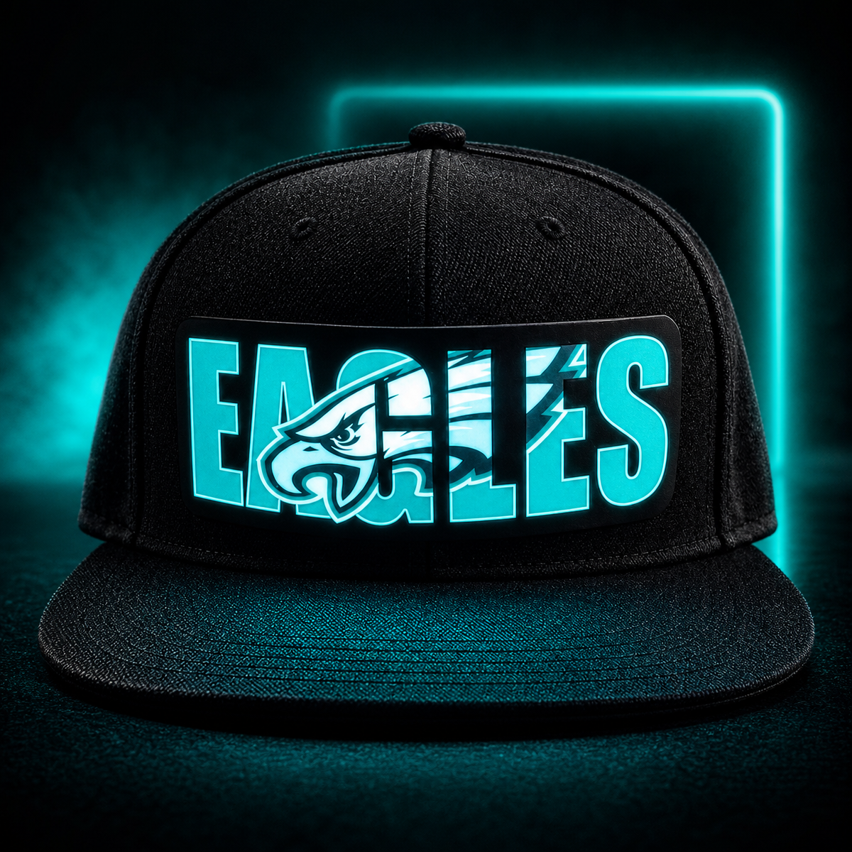 Football Fan LED Light-Up Snapback Cap - MyFaceBoxer