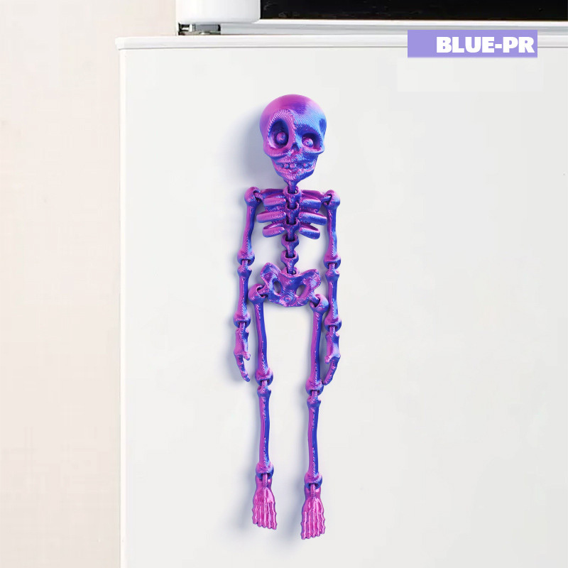 Skull Luminous Fridge Magnet Funny Prank Fun Fridge Magnet Halloween Gift