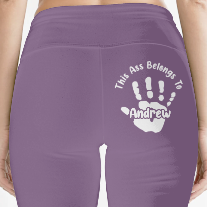 Reserved For One Lucky Hand - Personalized Custom Women Leggings - Gifts For Wife, Anniversary