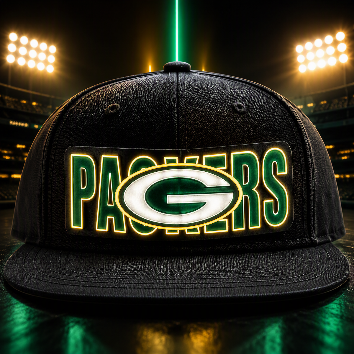 Football Fan LED Light-Up Snapback Cap