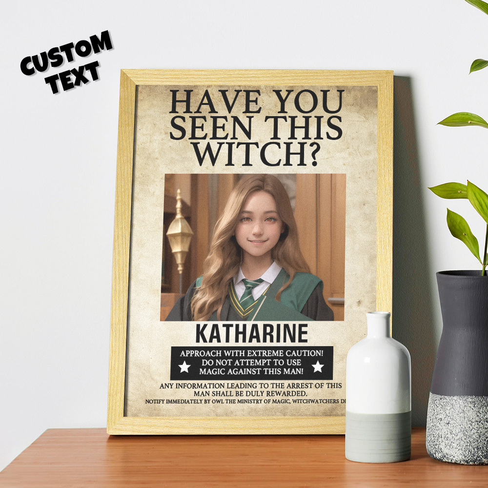 Have you seen this Wizard Personalised Photo and Name Frame