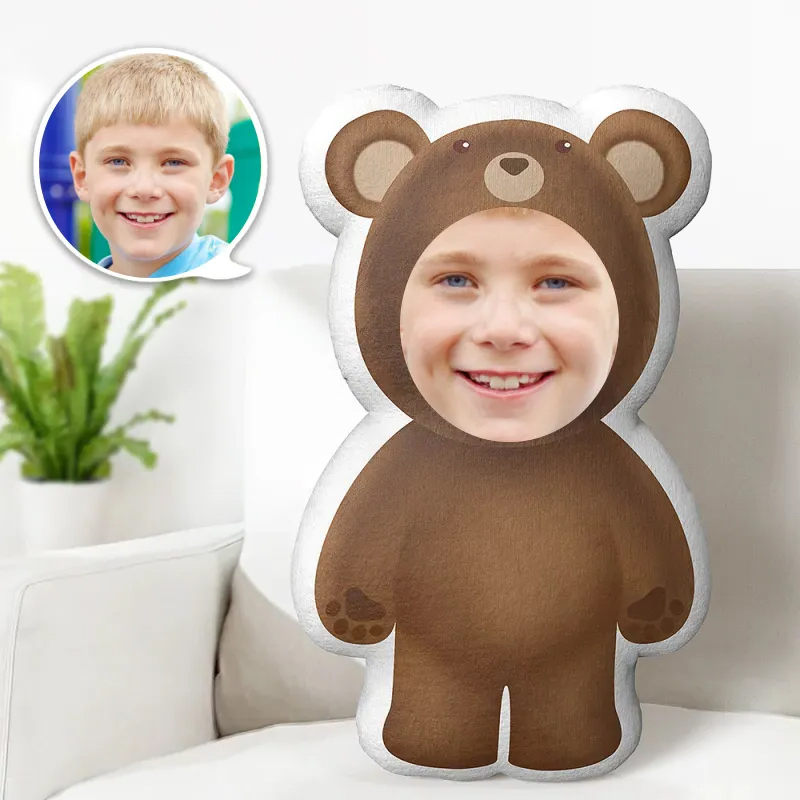 Personalized Photo Disappearing Night-Glow Doodle Pillow Plush Toy for Kids