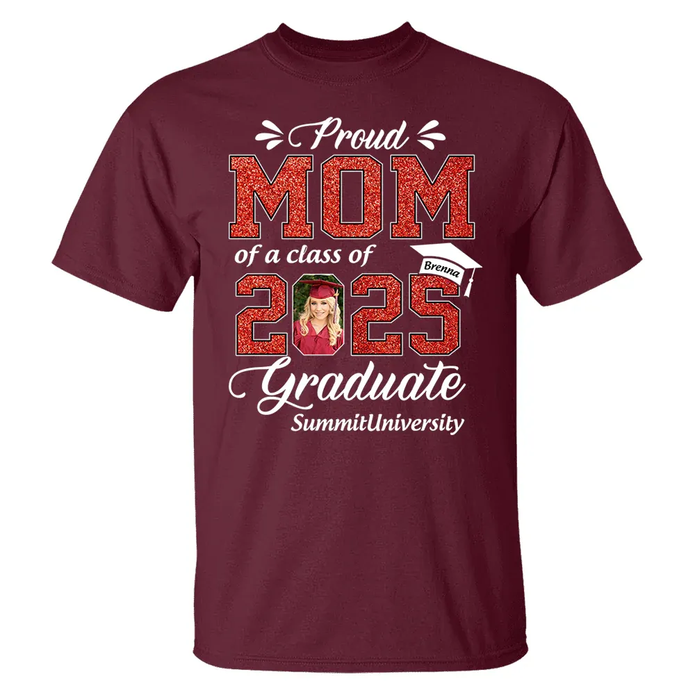 Personalized Graduation Shirts Custom Graduation Shirt Class of 2025 Family Gifts For Family Member Graduation Shirt Proud Family Shirt