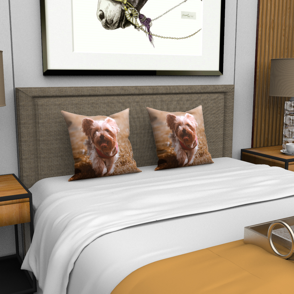 Custom Photo Throw Pillow Case - My pet	 - MyFaceBoxer