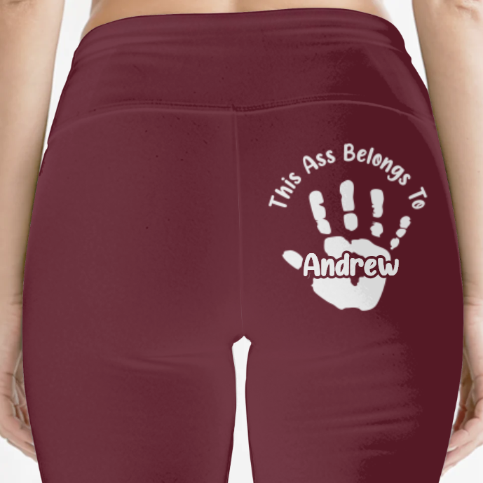 Reserved For One Lucky Hand - Personalized Custom Women Leggings - Gifts For Wife, Anniversary