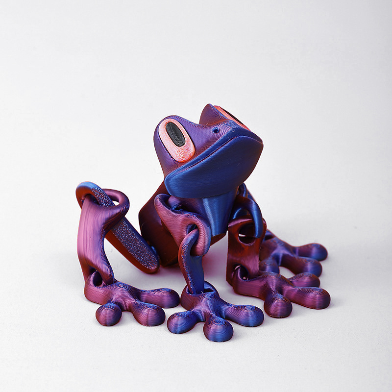 3D Printed Magnetic Frog: Articulated Desk Decor & Stress Relief