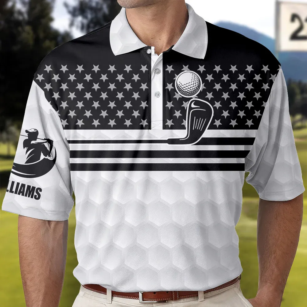 Personalized Golf Polo Shirt Gift for Dad, Father