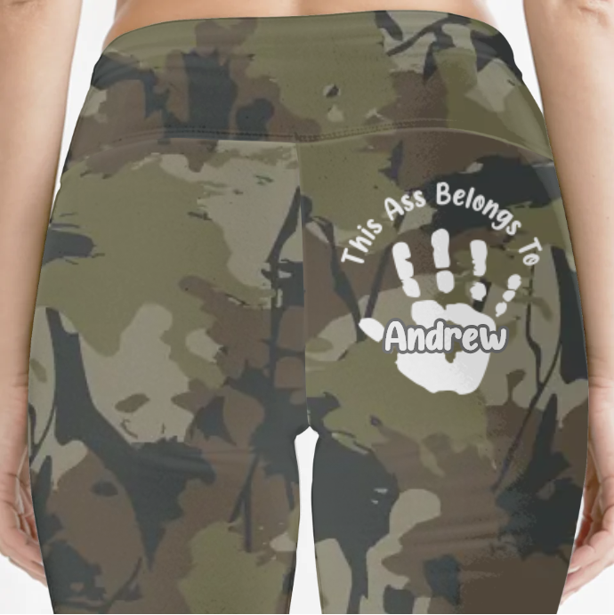 Reserved For One Lucky Hand - Personalized Custom Women Leggings - Gifts For Wife, Anniversary