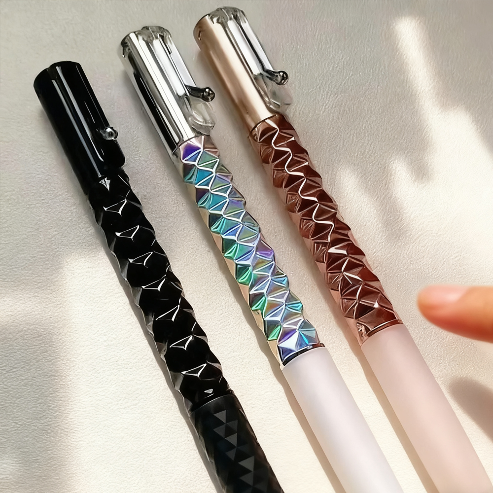 OCD geometric deformation pen decompression lozenge action neutral pen lozenge action black quick-drying niche ins jittery pop models