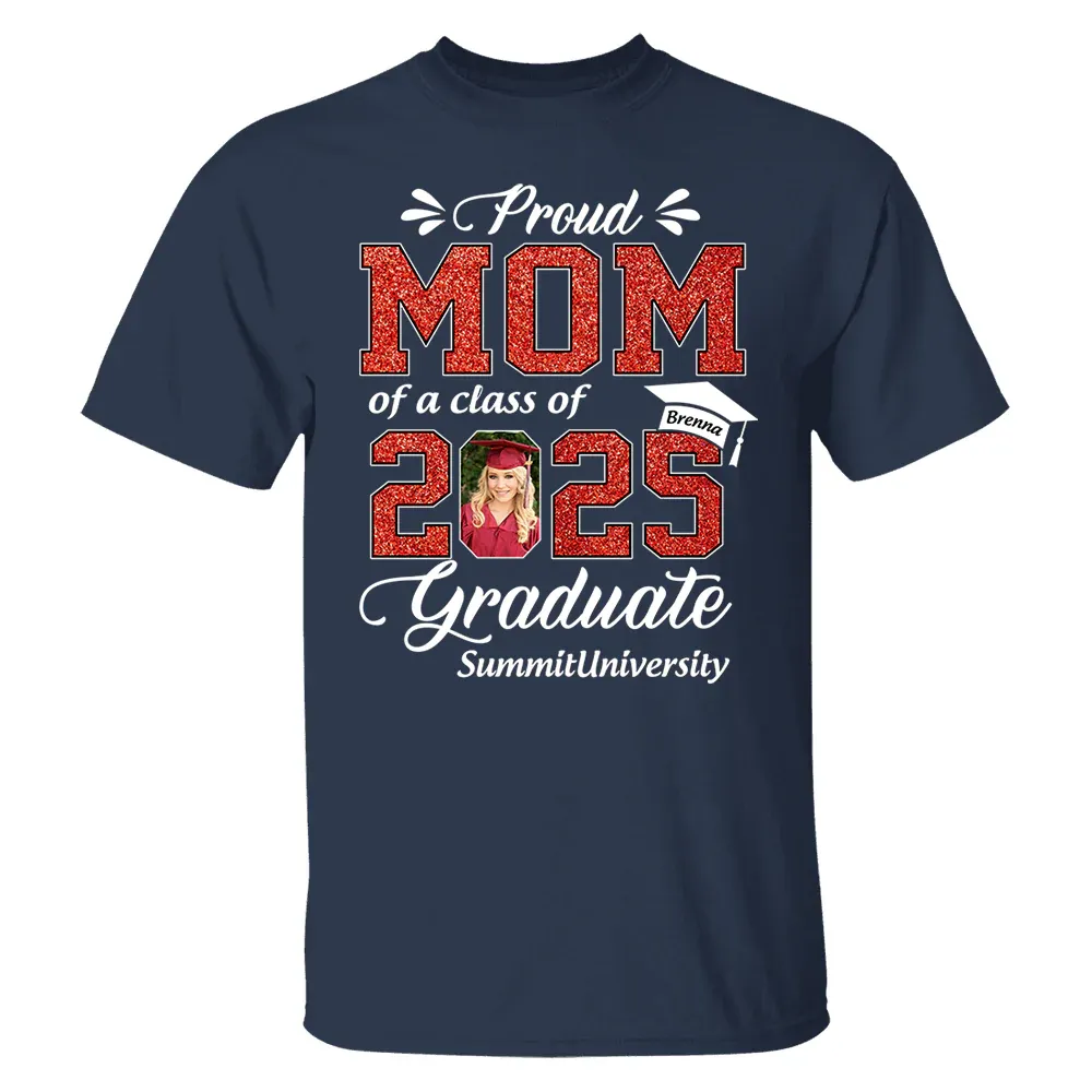Personalized Graduation Shirts Custom Graduation Shirt Class of 2025 Family Gifts For Family Member Graduation Shirt Proud Family Shirt