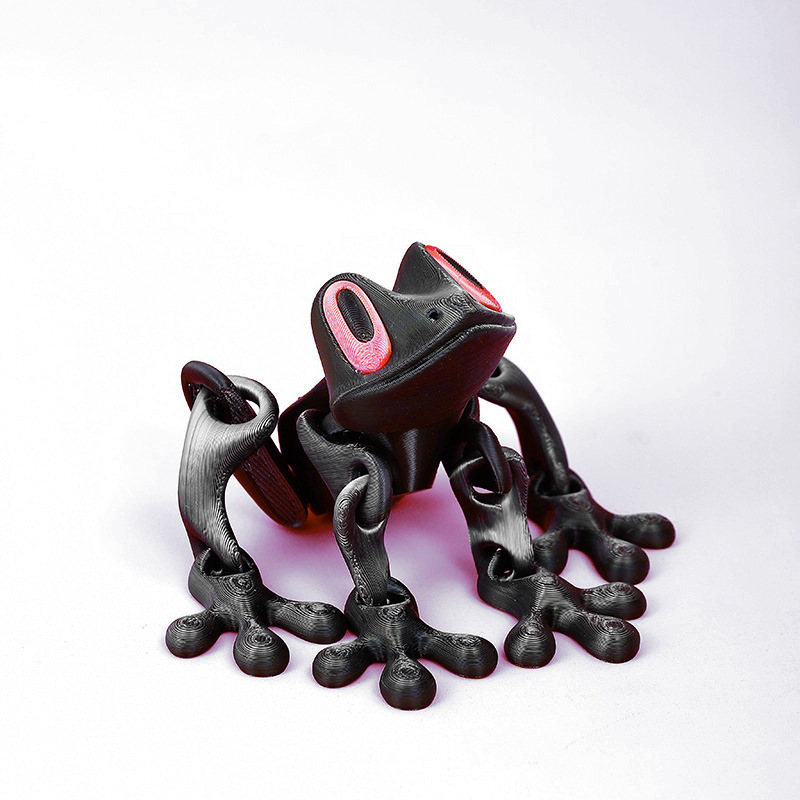 3D Printed Magnetic Frog: Articulated Desk Decor & Stress Relief