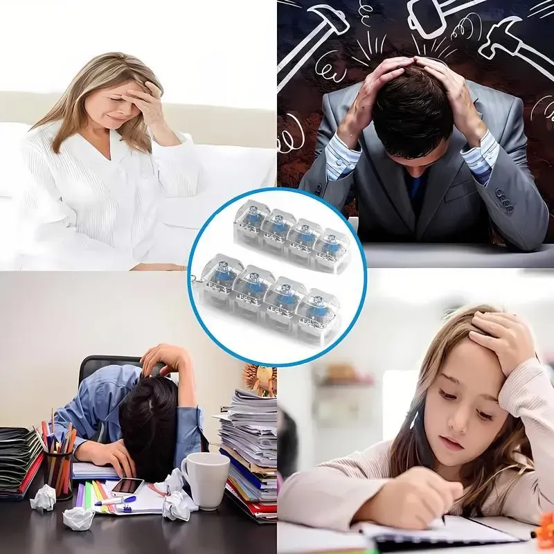 2025 New Stress-relieving toy mechanical keyboard, crystal keycaps with LED lights, transparent design, keyboard keychain