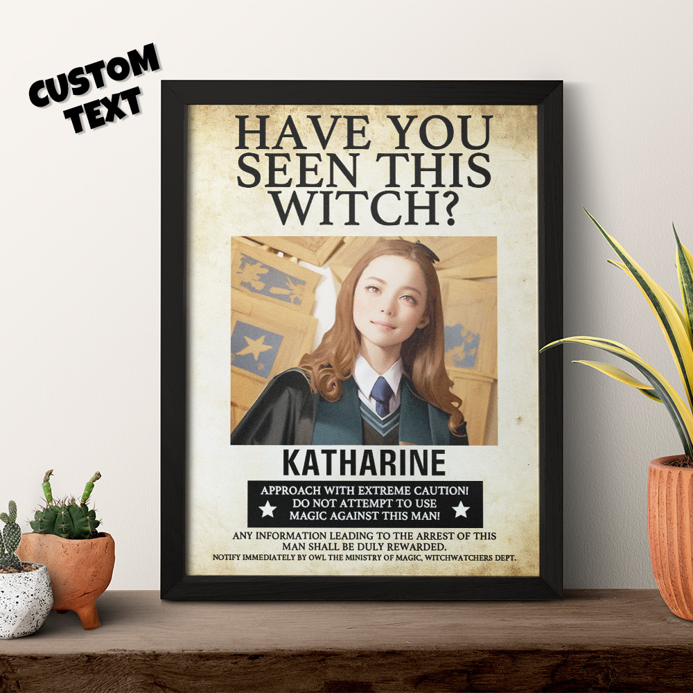 Have you seen this Wizard Personalised Photo and Name Frame