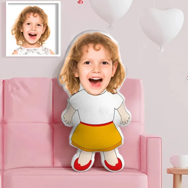 Personalized Photo Disappearing Night-Glow Doodle Pillow Plush Toy for Kids