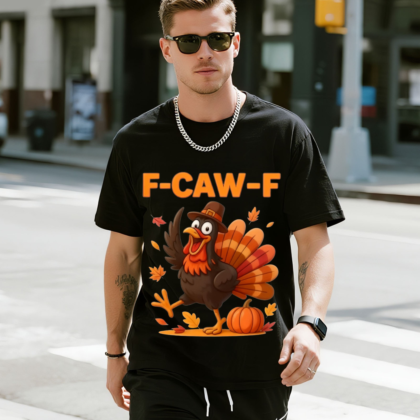 Funny F-Caw-F Chicken Design Caw Unisex T-Shirt
