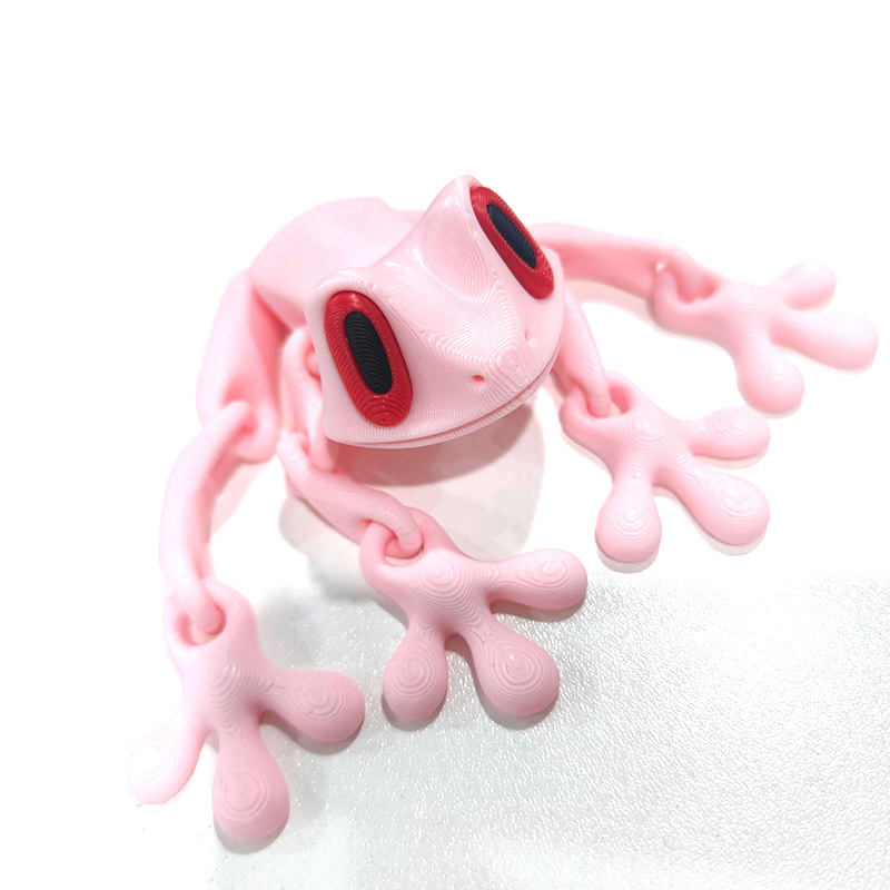 3D Printed Magnetic Frog: Articulated Desk Decor & Stress Relief