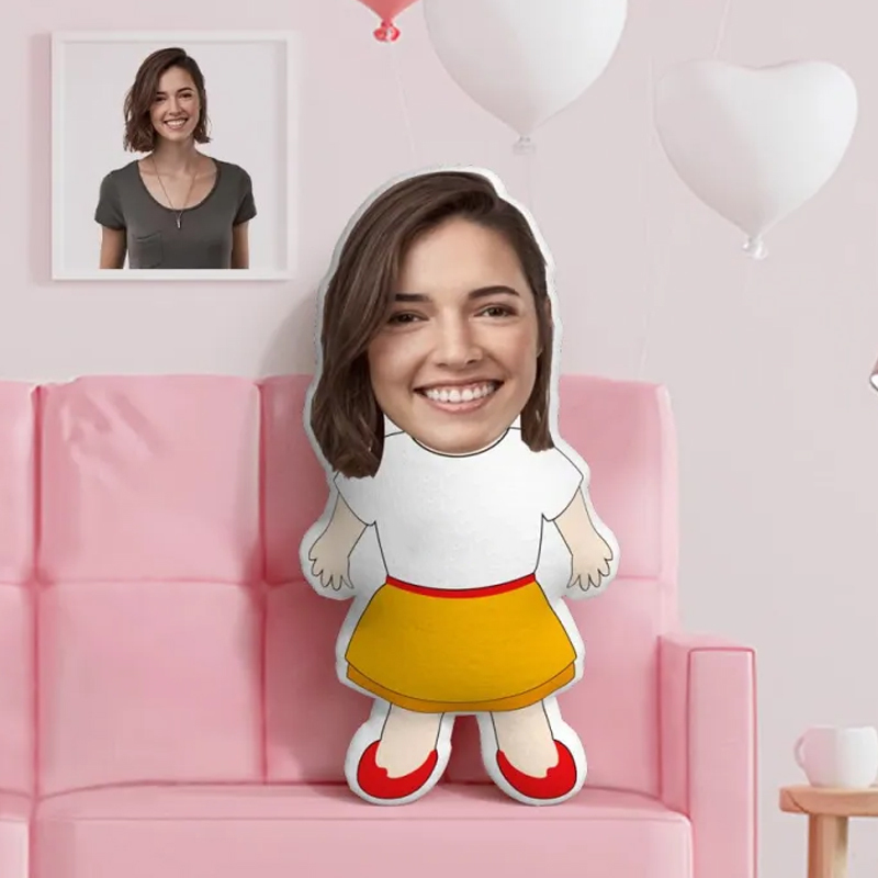 Personalized Photo Disappearing Night-Glow Doodle Pillow Plush Toy for Kids