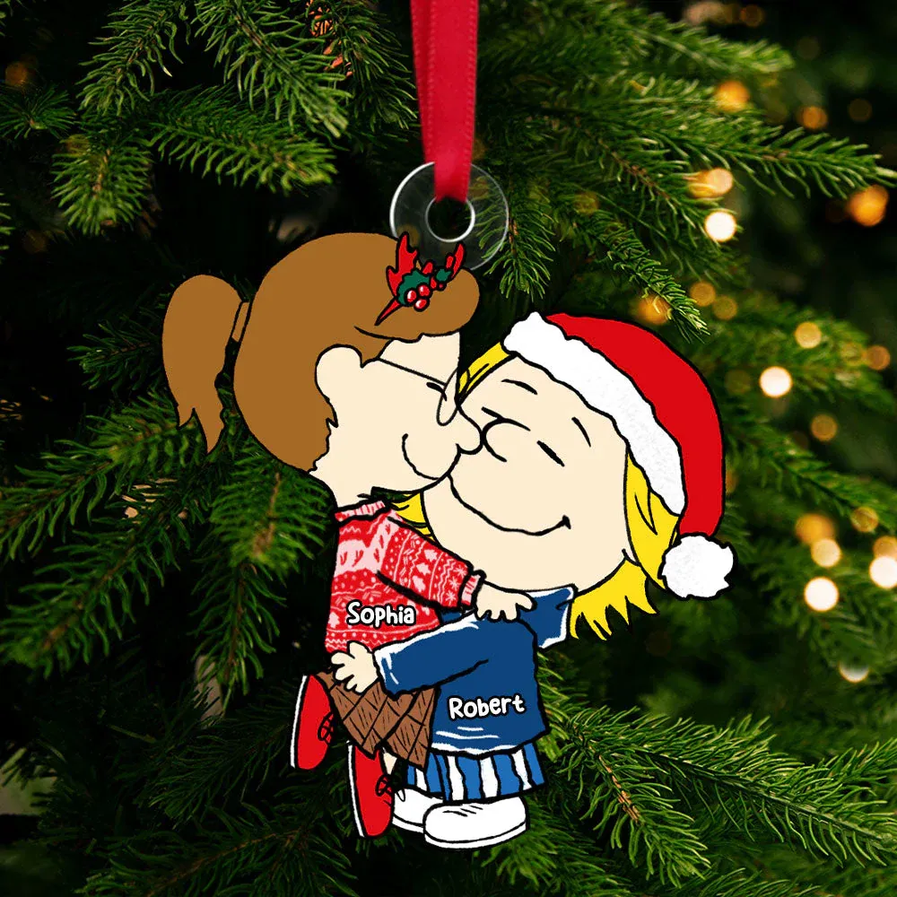 Custom Cartoon Couple Ornament | Personalized Christmas Gift | Valentine's Day Gifts