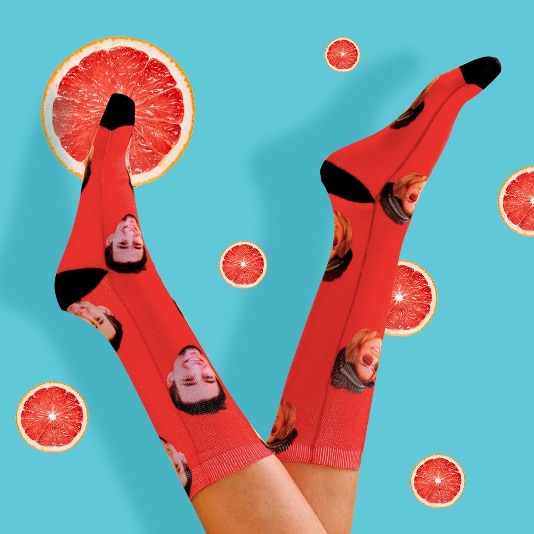 Custom Face Socks - MyFaceBoxerAU