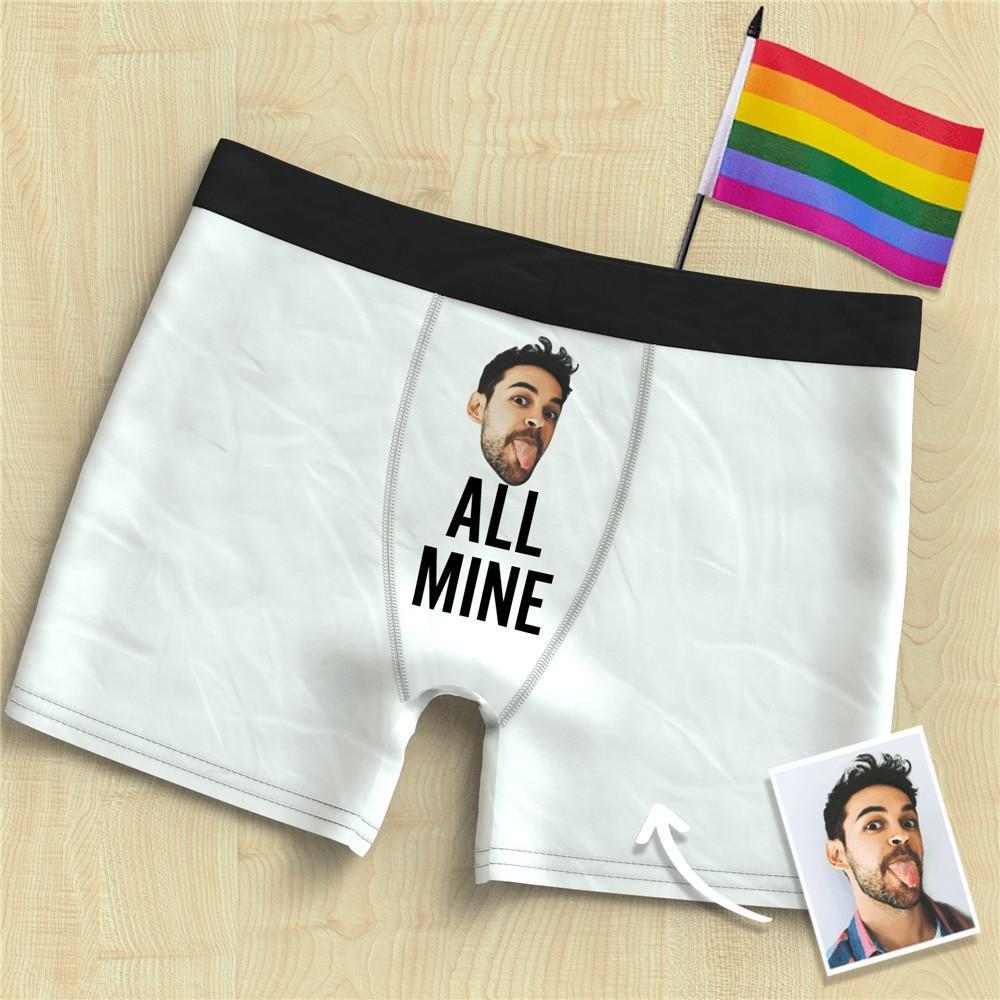 Men's Face On Boxer Shorts All Mine Underwear - MyFaceBoxerAU