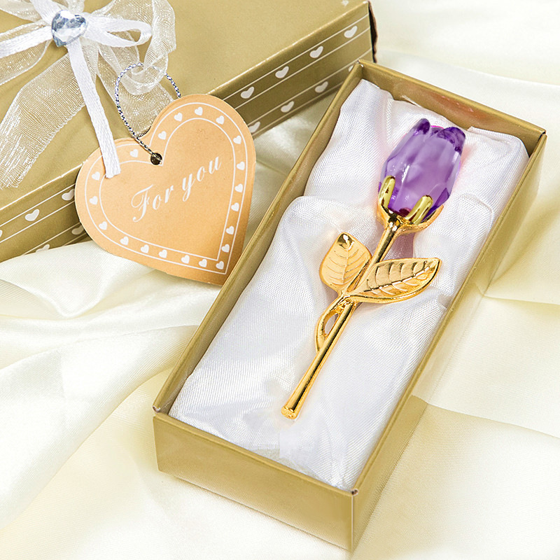 Custom Name Crystal Roses With Gift Box Gift For Her Wedding Present Valentine's Day gift - MyfaceboxerAU