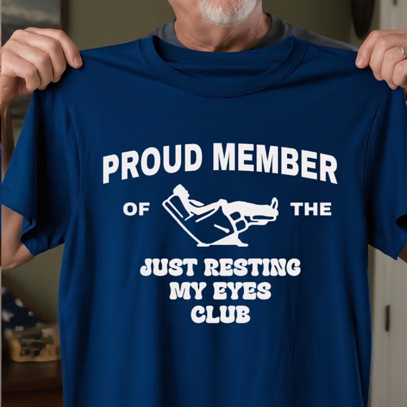 Funny Dad Shirt, Just Resting My Eyes Shirt for Dad Gift for Dad, Funny Fathers Day Shirt - MyfaceboxerAU
