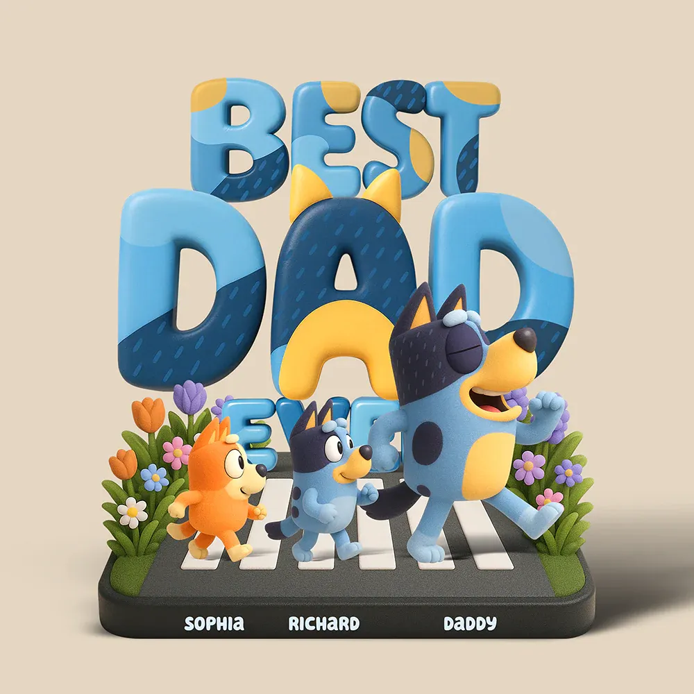 Dog Dad Plaque - Personalized Gifts -