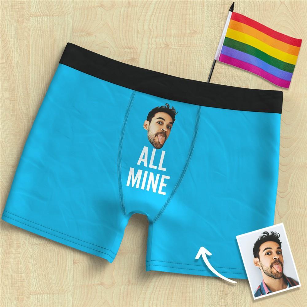 Men's Face On Boxer Shorts All Mine Underwear - MyFaceBoxerAU