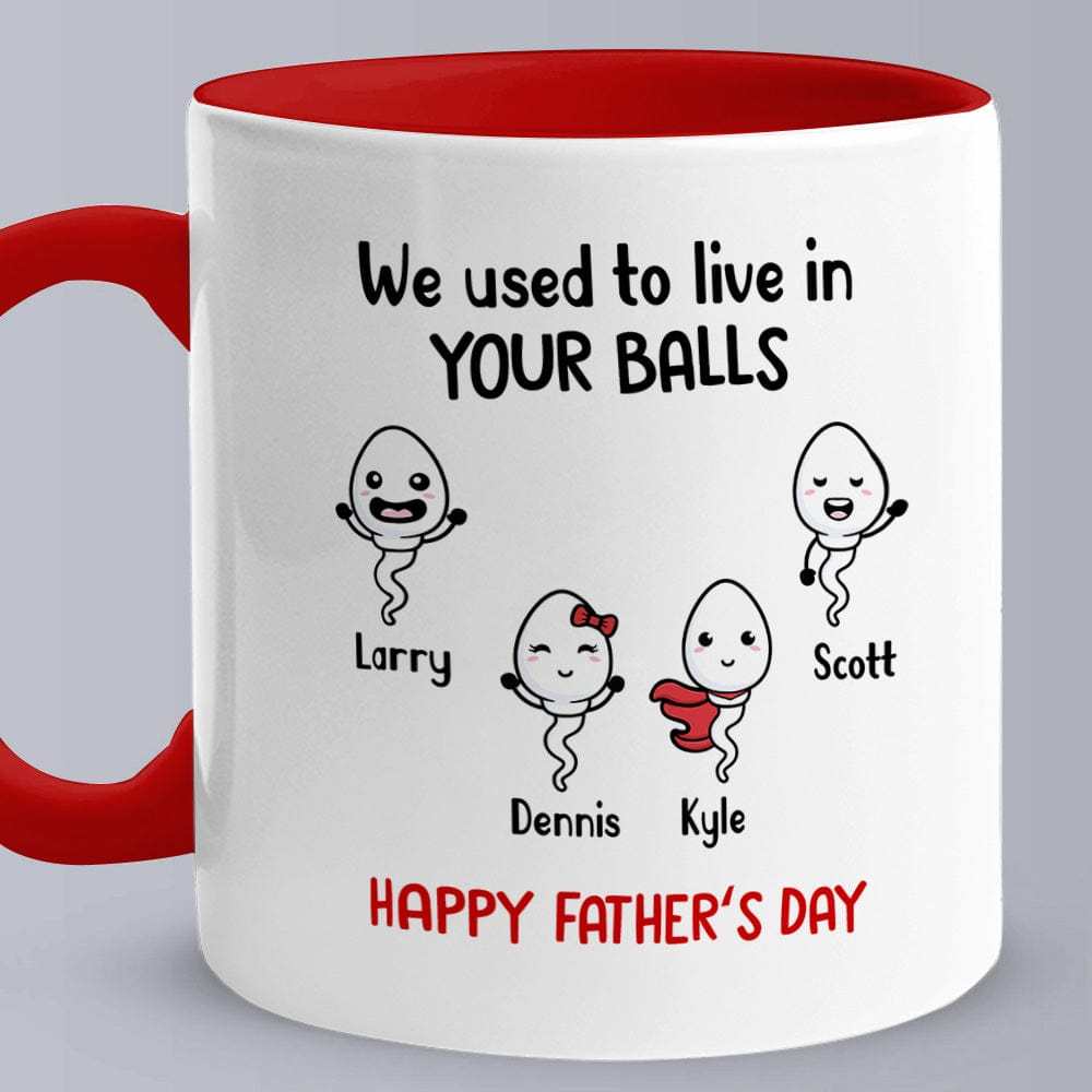 Personalized Names Mug Gifts Little Kids We Used To Lived In Custom Mugs Father's Day Gifts for Dad for Grandpa