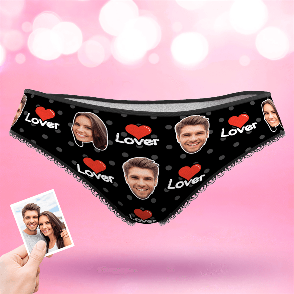 Custom Face Colorful Womens Panties-Lover - MyFaceBoxerAU