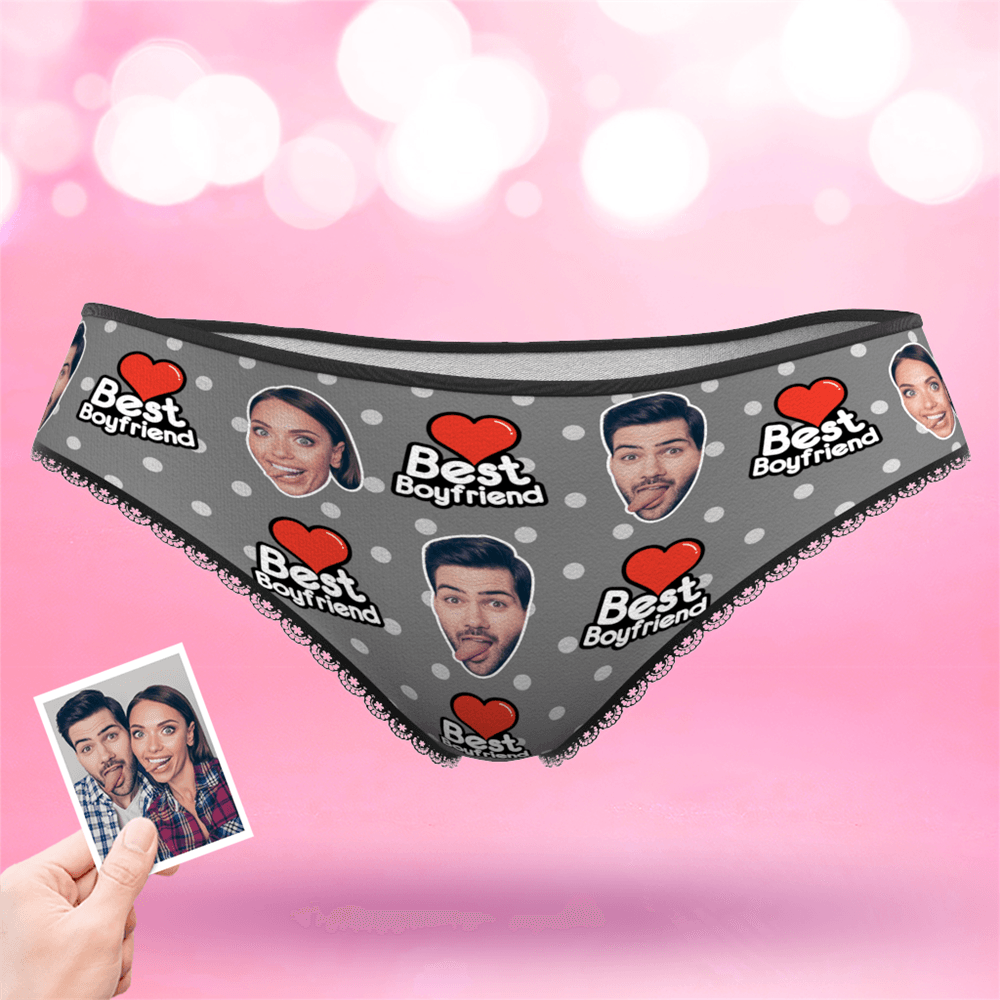 Women's Best Boyfriend Custom Face Panties - MyFaceBoxerAU