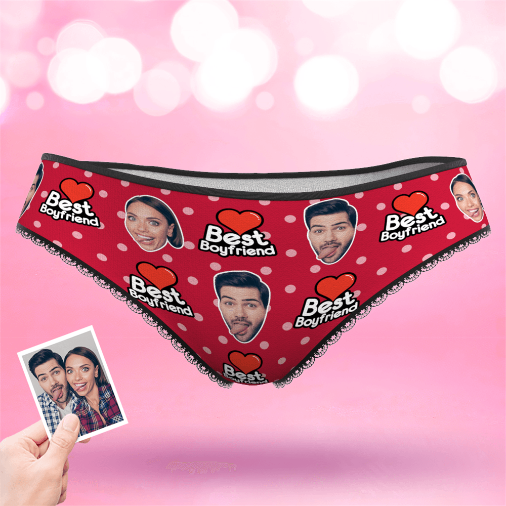 Women's Best Boyfriend Custom Face Panties - MyFaceBoxerAU